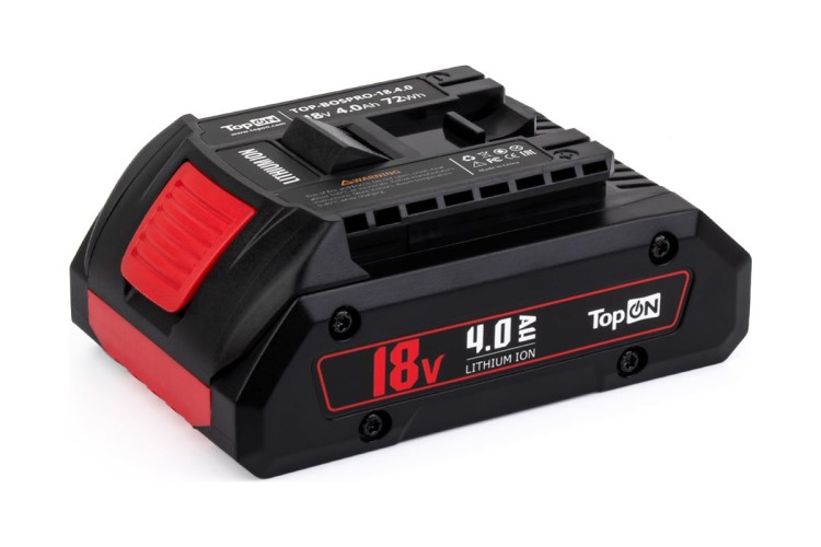 Аккумулятор TopON для Bosch ProCore. 18В 4.0Ah (Li-Ion) TOP-BOSPRO-18.4.0