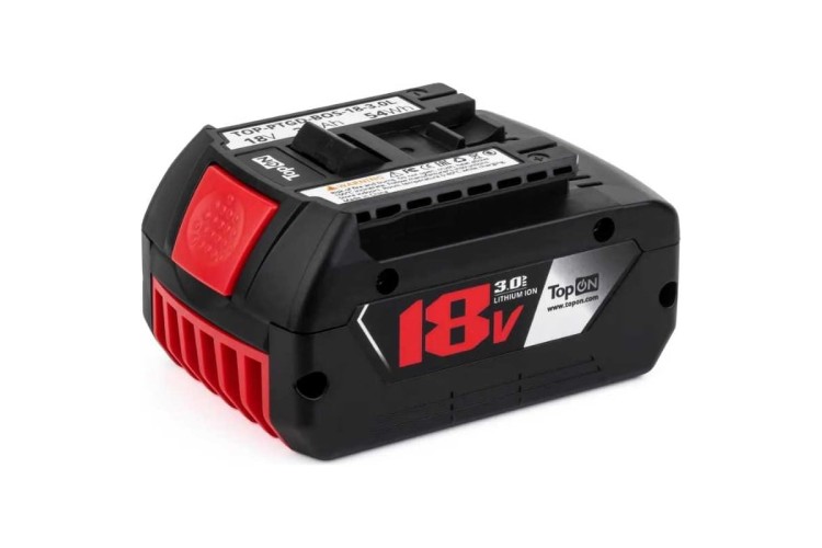 Аккумулятор TopON для Bosch 18В 3.0ah (li-ion) led TOP-PTGD-BOS-18-3.0L - изображение 2