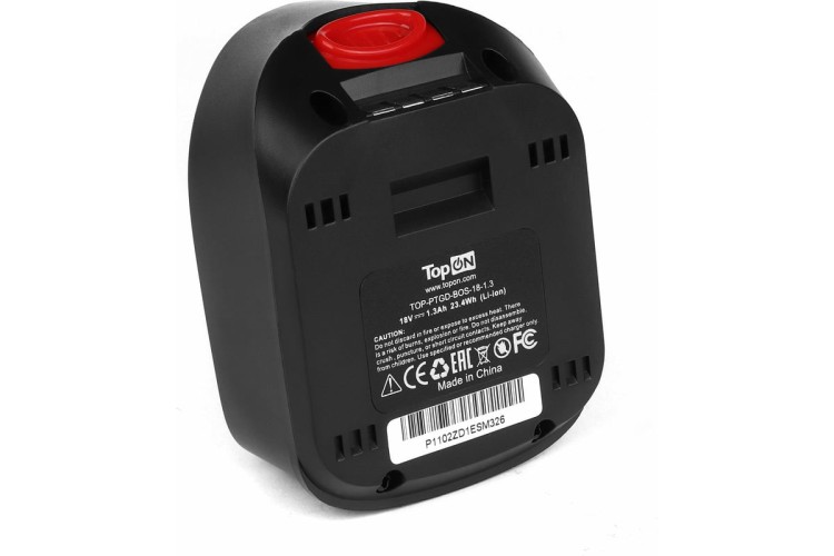 Аккумулятор TopON для Bosch ART 18В, 1.3Ah (Li-ion) - изображение 3