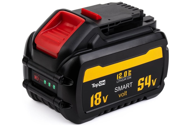 Аккумулятор TopON для Dewalt XR FLEX VOLT 18/54В 12.0Ah (Li-ion) TOP-DE-DCB548