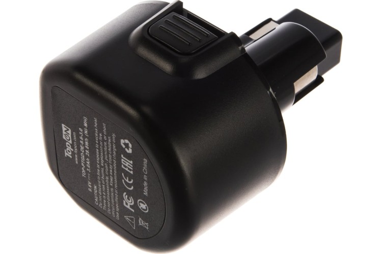 Аккумулятор TopON для DeWalt DE 9.6В, 3.0Ah (Ni-Mh) - изображение 4