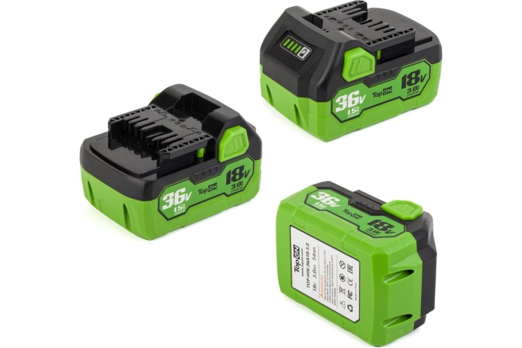 Аккумулятор TopON для Hikoki Li-Ion 18/36В 3.0Ah TOP-HIK-36А18-3.0 - изображение 2