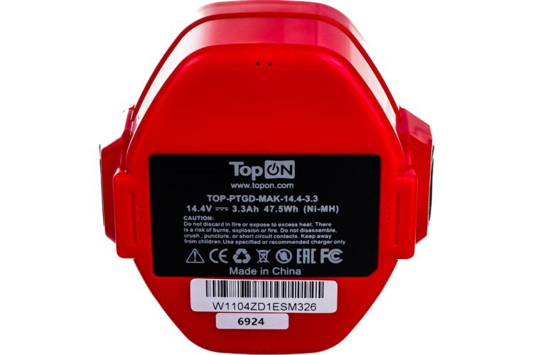 Аккумулятор TopON для Makita 14.4В, 3.3Ah (Ni-Mh) - изображение 2