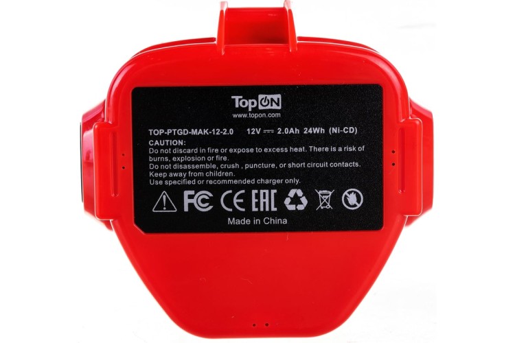 Аккумулятор TopON для Makita 12В, 2.0Ah (Ni-Cd) - изображение 3