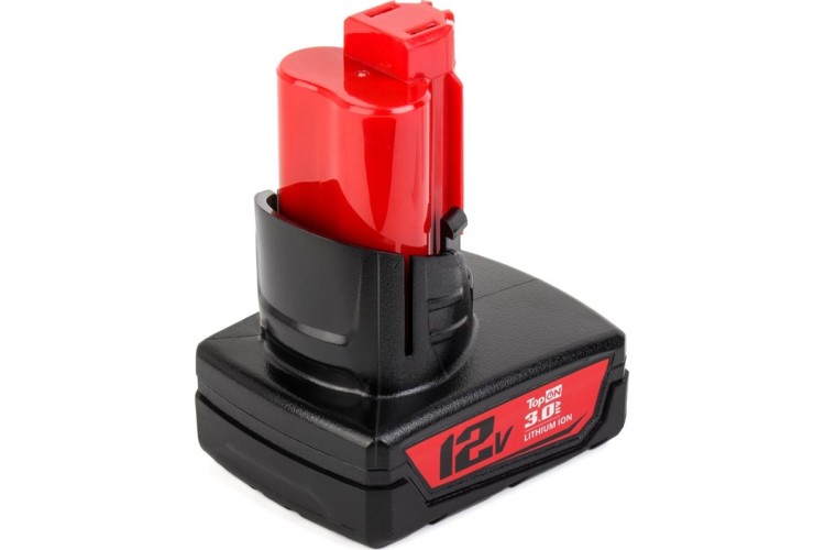 Аккумулятор TopON для Milwaukee Li-Ion 12В 3.0Ah TOP-MIL-12-3.0