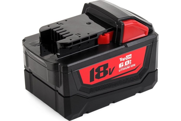 Аккумулятор TopON для Milwaukee Li-Ion 18В 6.0Ah TOP-MIL-18-6.0