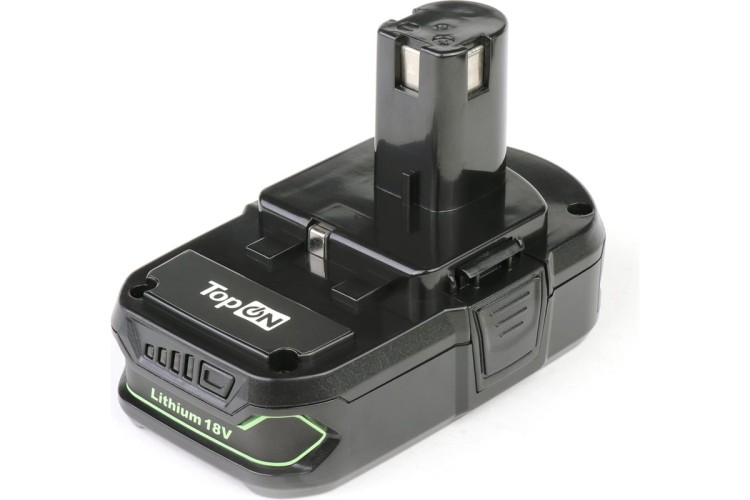 Аккумулятор TopON для Ryobi 18В, 1.5Ah (Li-Ion)
