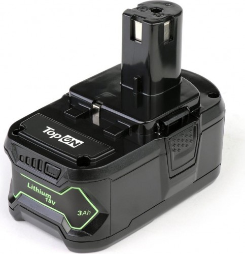 Аккумулятор TopON для Ryobi 18В, 3.0Ah (Li-Ion)