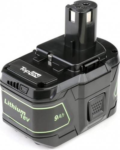 Аккумулятор TopON для Ryobi 18В, 9.0Ah (Li-Ion)