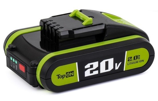 Аккумулятор TopON для Worx 20В, 2.0Ah (Li-Ion) TOP-PTGD-WX-20-2.0