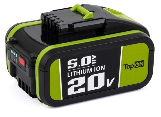 Аккумулятор TopON для Worx 20В, 5.0Ah (Li-Ion) TOP-PTGD-WX-20-5.0