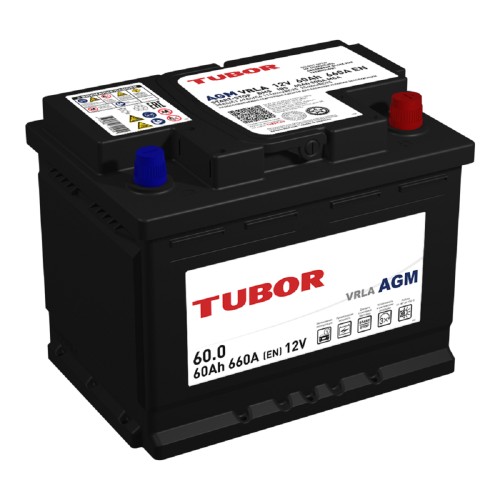 Аккумулятор TUBOR AGM 60.0 VRLA 660А 4610082700055