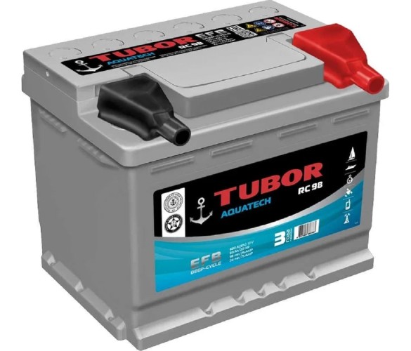 Аккумулятор TUBOR AQUATECH 60.0 VL 600А 4607008886887