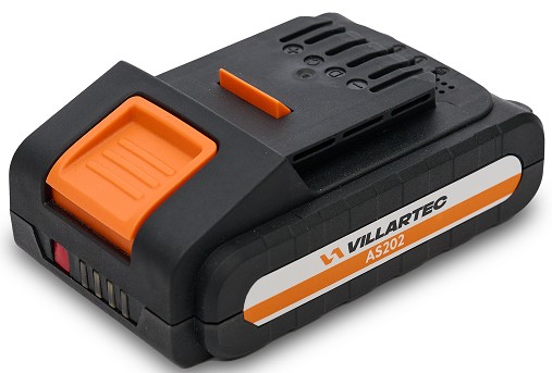 Аккумулятор VILLARTEC AS202 20V 2.0 Ач. Li-Ion