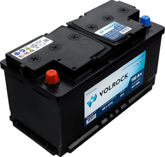 Аккумулятор VOLROCK 6СТ-100N (П.П.) 800А (353х175х190) конус 4673770940072 - изображение 2