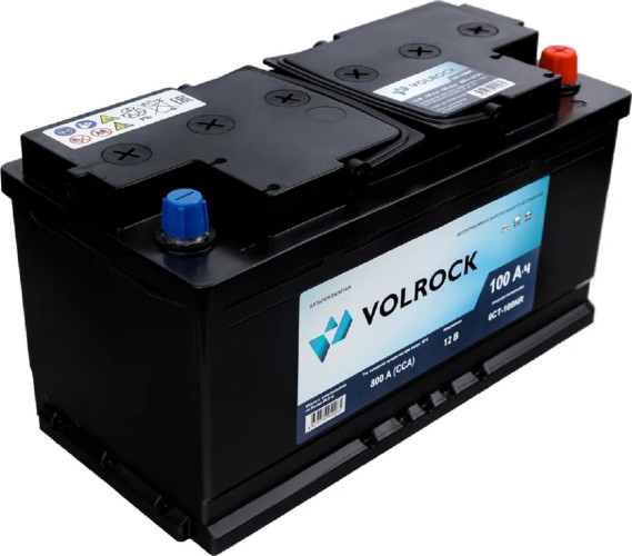 Аккумулятор VOLROCK 6СТ-100NR (О.П.) 800А (353х175х190) конус 4673770940065 - изображение 3