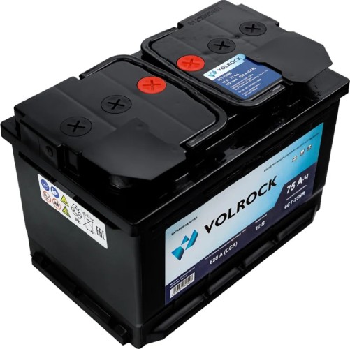 Аккумулятор VOLROCK 6СТ-75NR (О.П.) 620А (276х175х190) 4673770940027 - изображение 2