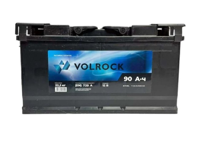 Аккумулятор VOLROCK 6СТ-90L 720А конус 4605961004690