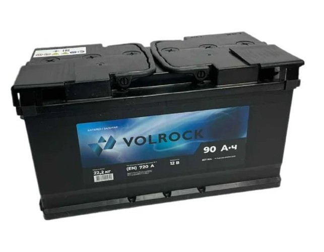 Аккумулятор VOLROCK 6СТ-90L (R) конус 4605961004829 - изображение 2