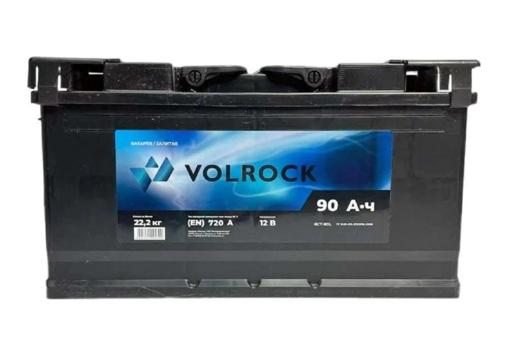 Аккумулятор VOLROCK 6СТ-90L (R) конус 4605961004829