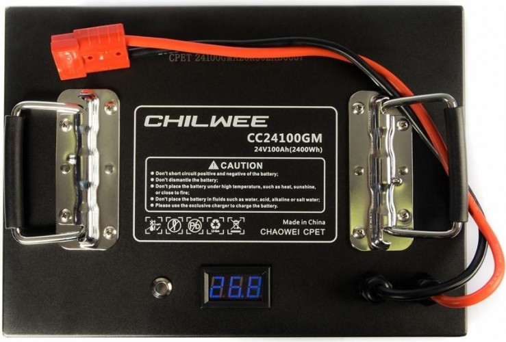 Аккумуляторная батарея CHILWEE Lithium 24V-100Ah тяговая литиевая АКБ: CC-24100-GM