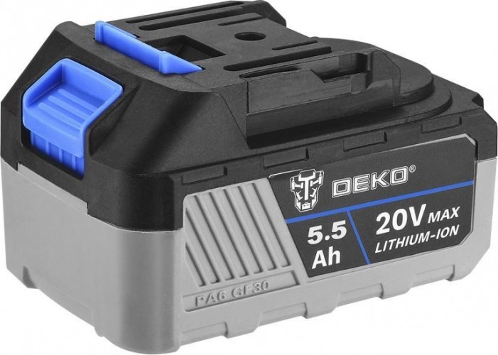 Аккумуляторная батарея DEKO 20V 5.5Ah Li-ion  (тип bl1860b) 063-4358