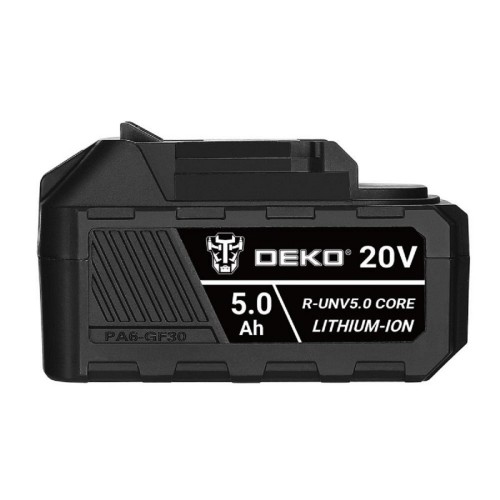 Аккумуляторная батарея DEKO 20V 5.0Ah Li-ion  CORE  R-UNV 083-1016 - изображение 3