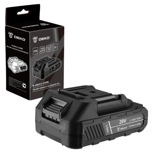 Аккумуляторная батарея DEKO 20V 2.0Ah Li-ion  CORE R-UNV 083-1013