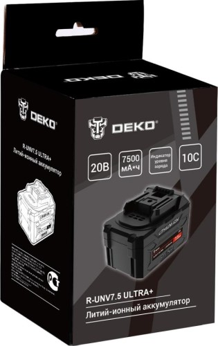 Аккумуляторная батарея DEKO 20V 7.5Ah Li-ion ULTRA 083-1020 - изображение 4