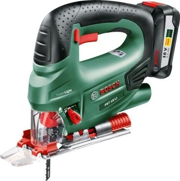 Аккумуляторный лобзик BOSCH PST 18 LI 0603011023 1х2,5Ач, кейс