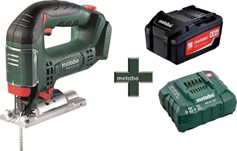 Аккумуляторный лобзик METABO STAB 18 LTX 100  ( 1 х 4.0 Ач ) T03350