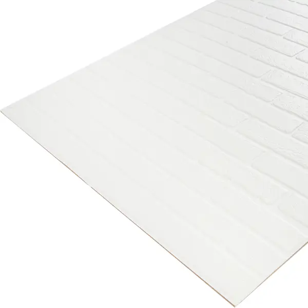 Листовая панель МДФ ALBIKO Кирпич белый 2200x930x6 мм 2.05 м2 - изображение 4