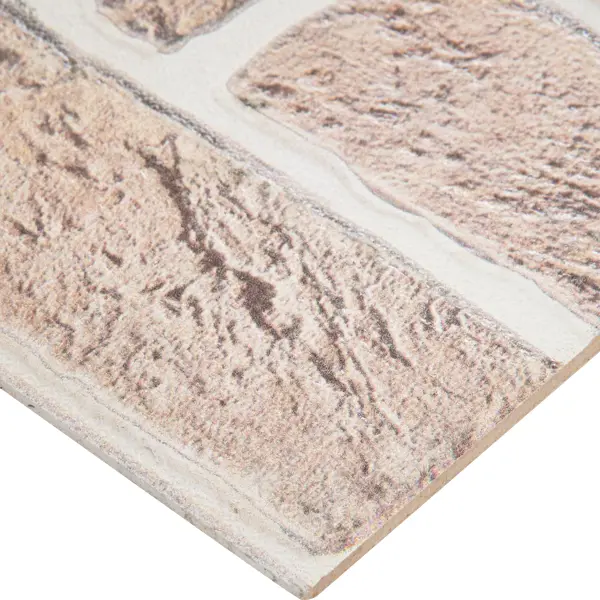 Листовая панель МДФ ALBIKO Кирпич бежевый 2200x930x6 мм 2.05 м2 - изображение 2