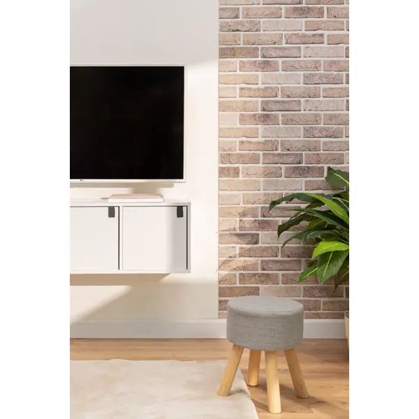 Листовая панель МДФ ALBIKO Кирпич бежевый 2200x930x6 мм 2.05 м2 - изображение 5