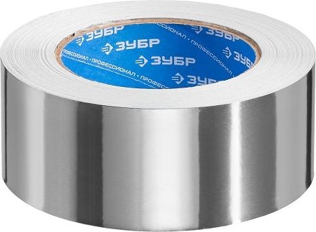 Алюминиевая лента ЗУБР 50 мм х 50 м 60 мк 12262-50-50