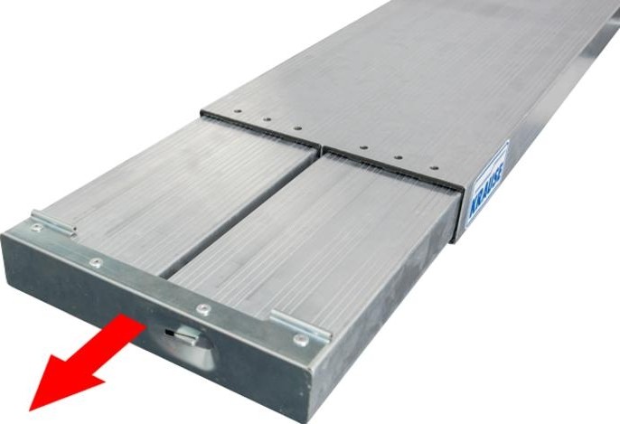 Алюминиевая телескопическая площадка KRAUSE TeleBoard 1,75/3,0 м 123701 123701 - изображение 3