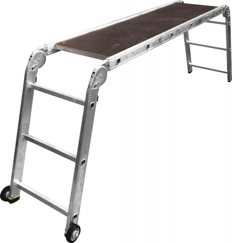 Алюминиевые подмости АЛЮМЕТ SMS 363 (съемная площадка+колеса) 3*6*3 SMS 363.00.000