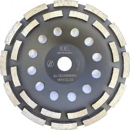 Алмазная чашка ADEL INSTRUMENT Ø180*22,2 двухрядная AI-1804010101