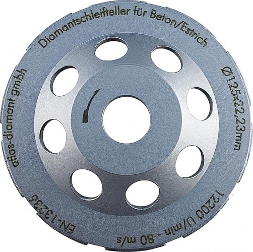 Алмазная чашка  Atlas Diamant сплошная 110х15 мм 1074008