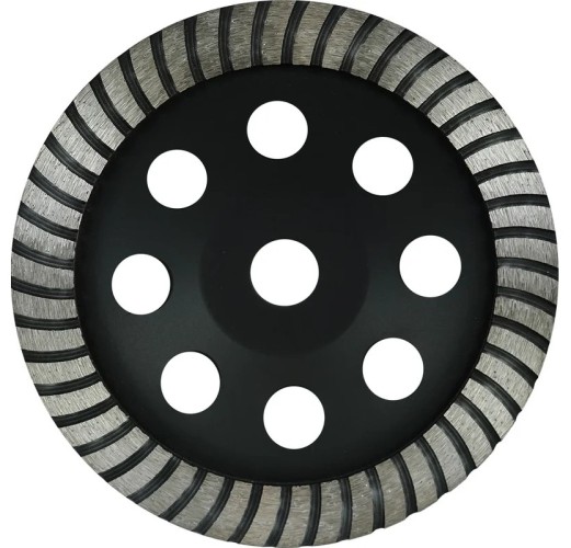 Алмазная чашка BERGER BG1943 торцевая (турбо, 180x22.23x5 мм)