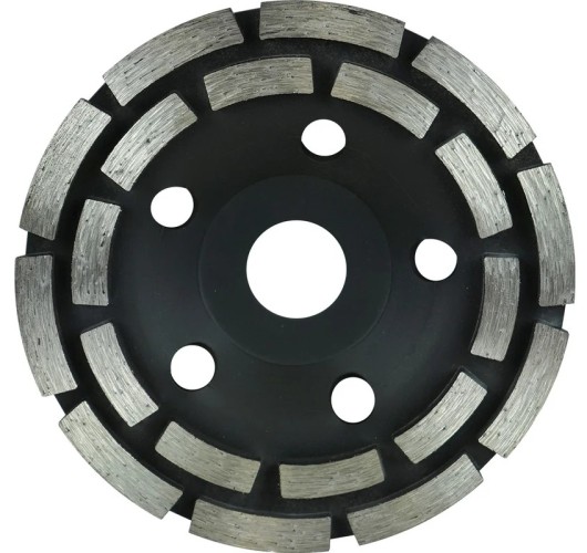 Алмазная чашка BERGER BG1940 торцевая (двойной сегмент, 125x22.23x5 мм)