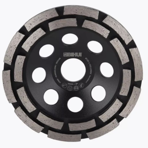 Алмазная чашка BIHUI 125 х 22.2мм  DUAL-ROW MAX DCWD5