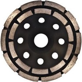 Алмазная чашка D.BOR двухрядная (бетон) 125х22.2 ECO Line DW-5 D-E-DW-05-0125-022