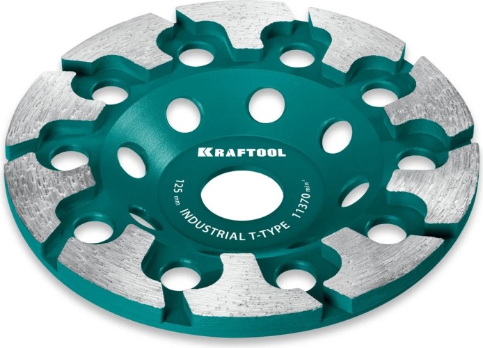 Алмазная чашка KRAFTOOL 33446-125 Industrial T-type
