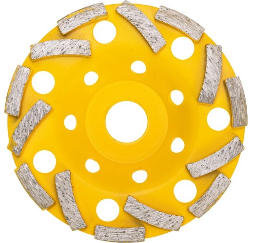 Алмазная чашка Kranz 125х22,2мм шлифовальная, турбо-сегмент KR-90-0258