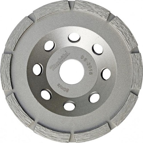 Алмазная чашка MAKITA 125x22,23x8x5 мм однорядная(груб. шлиф., для PC5000C/5001C/УШМ125) D-60682