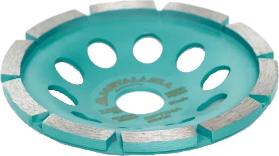 Алмазная чашка METALLICA Optima 125x22,2 мм сегментная 1 ряд по бетону 900796