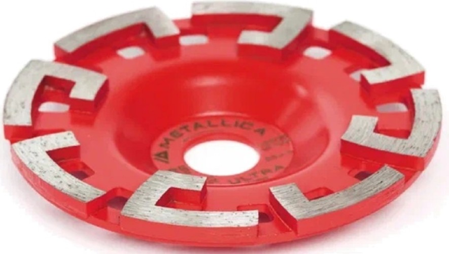 Алмазная чашка METALLICA Ultra 125x22,2 мм сегментная L-тип по бетону 900833