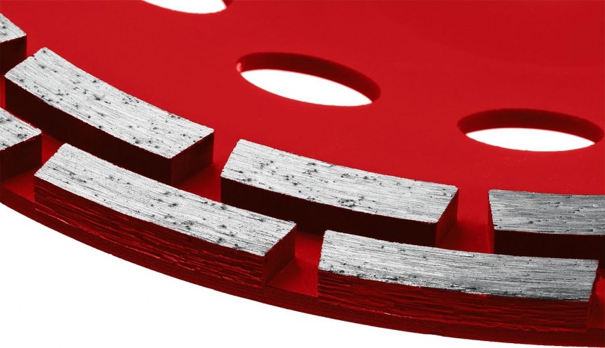 Алмазная чашка по бетону двухрядная ЗУБР МАСТЕР 230мм 33376-230 - изображение 2