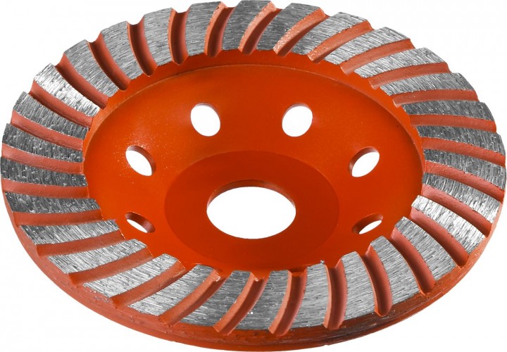 Алмазная чашка по бетону турбо-плюс ЗУБР МАСТЕР 180 х 22.2 мм 33375-180 33375-180